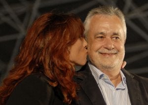 La exalcaldesa de Jaén Carmen Peñalver y Griñán en la campaña de las municipales el pasado mayo. ::
PEDROSA. JAÉN