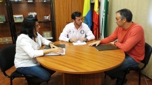 La nueva directiva del CB Algeciras se reúne con Rodríguez Ros