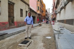 Las obras de la calle Teniente Riera avanzan a buen ritmo y estarán concluidas en un mes