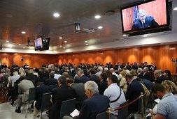 Los acusados escuchan la lectura de la sentencia. ::                             SALVADOR SALAS