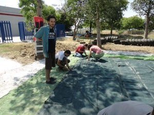 El proyecto de Jaulas abiertas se desarrolla en la parte trasera de Ciencias de la Educación. ::                             CRÓNICA