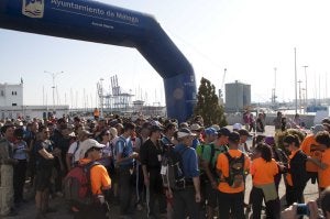 Participantes de la travesía senderista. ::
YHASMINA GARCÍA