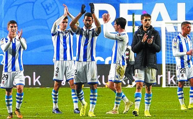 Los realistas agradecen a los aficionados el apoyo que les dieron el lunes ante el Espanyol.