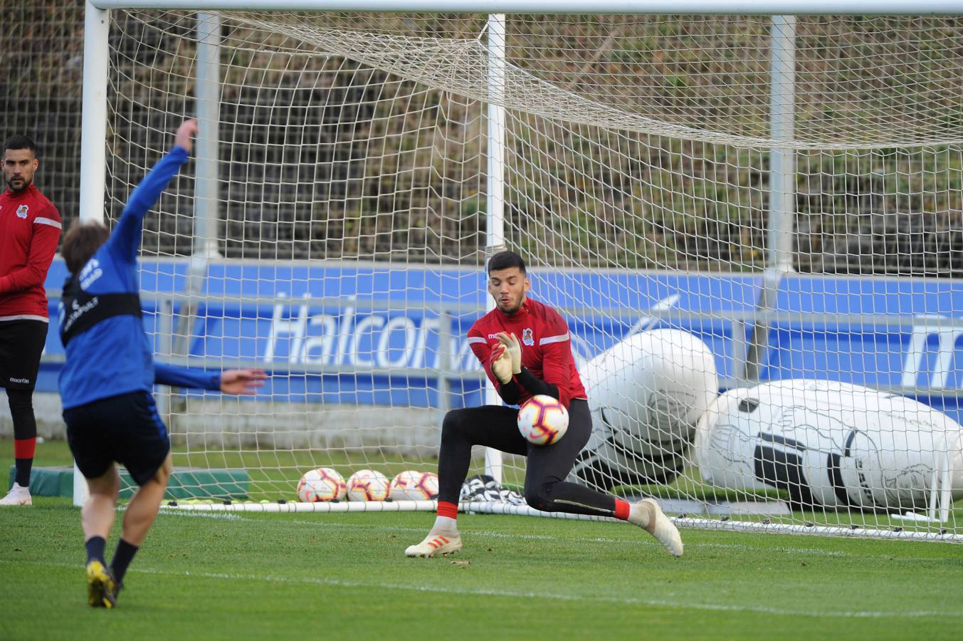 La Real Sociedad se ha ejercitado en Zubieta por primera vez esta semana