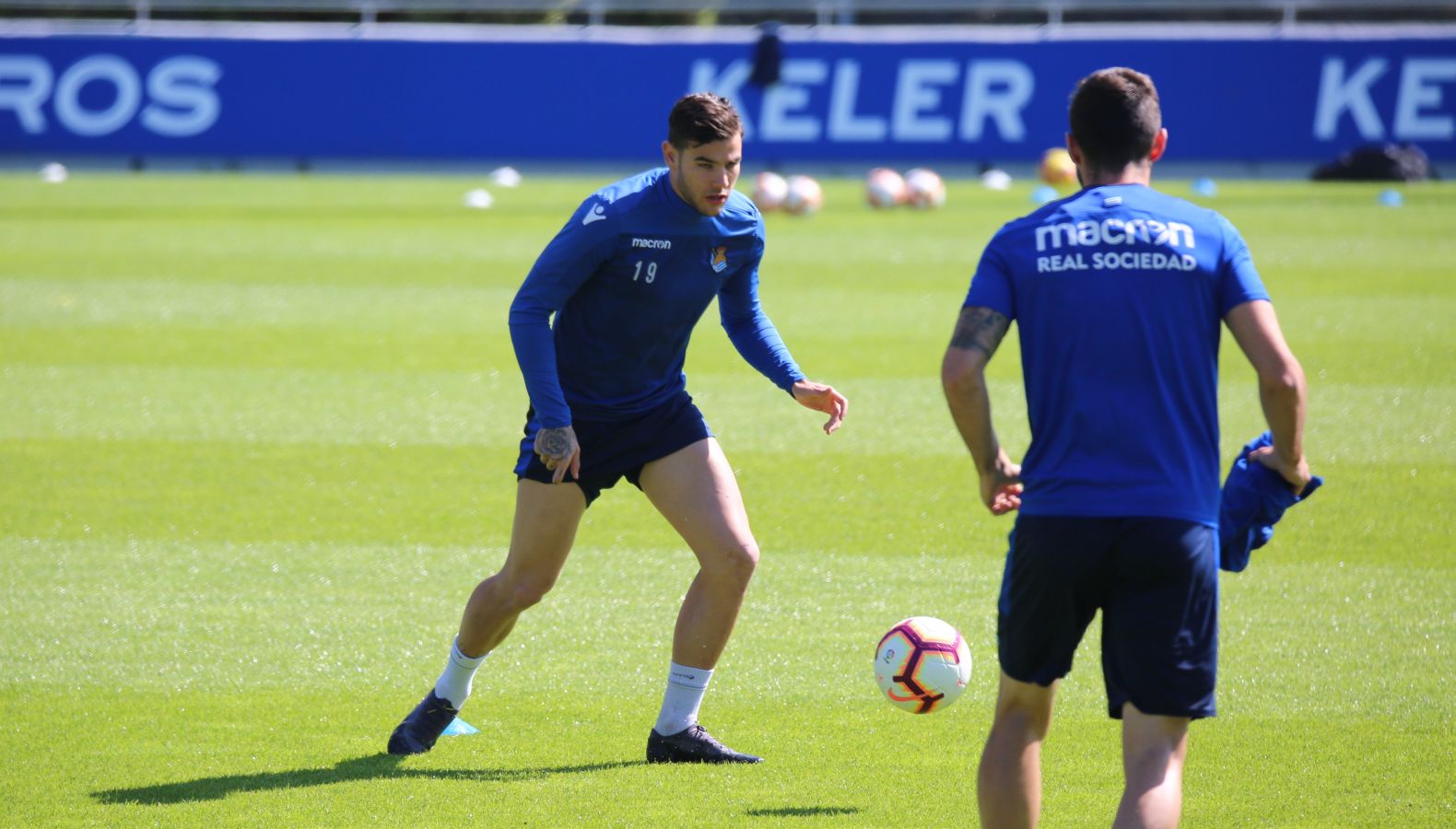 La Real Sociedad ha vuelto a los entrenamientos este lunes tras la victoria ante el Getafe en Anoeta. Illarramendi, Zurutuza y Llorente han entrenado con el grupo.