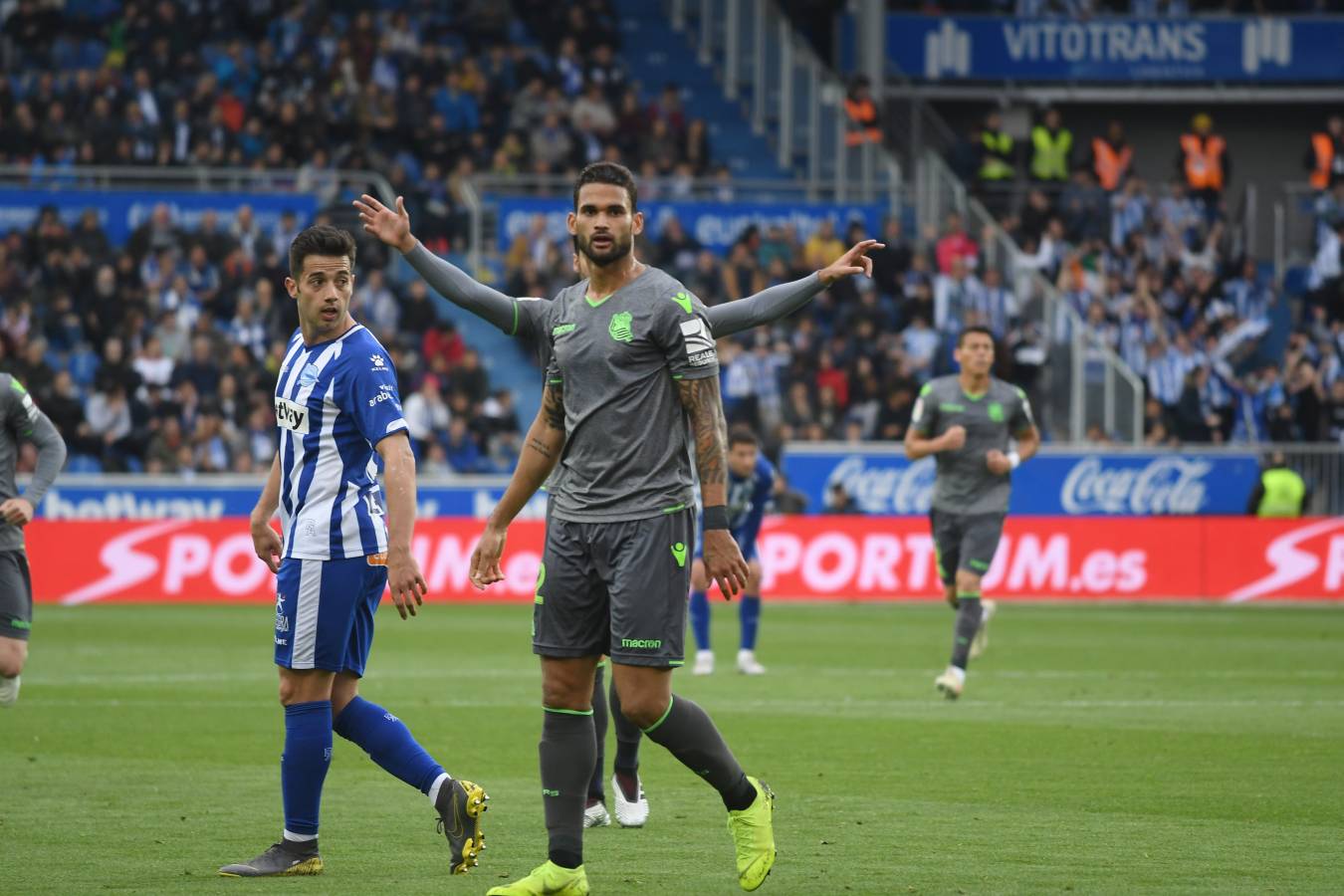 Derbi vasco en Mendizorrotza en la jornada 36 de la Liga. 