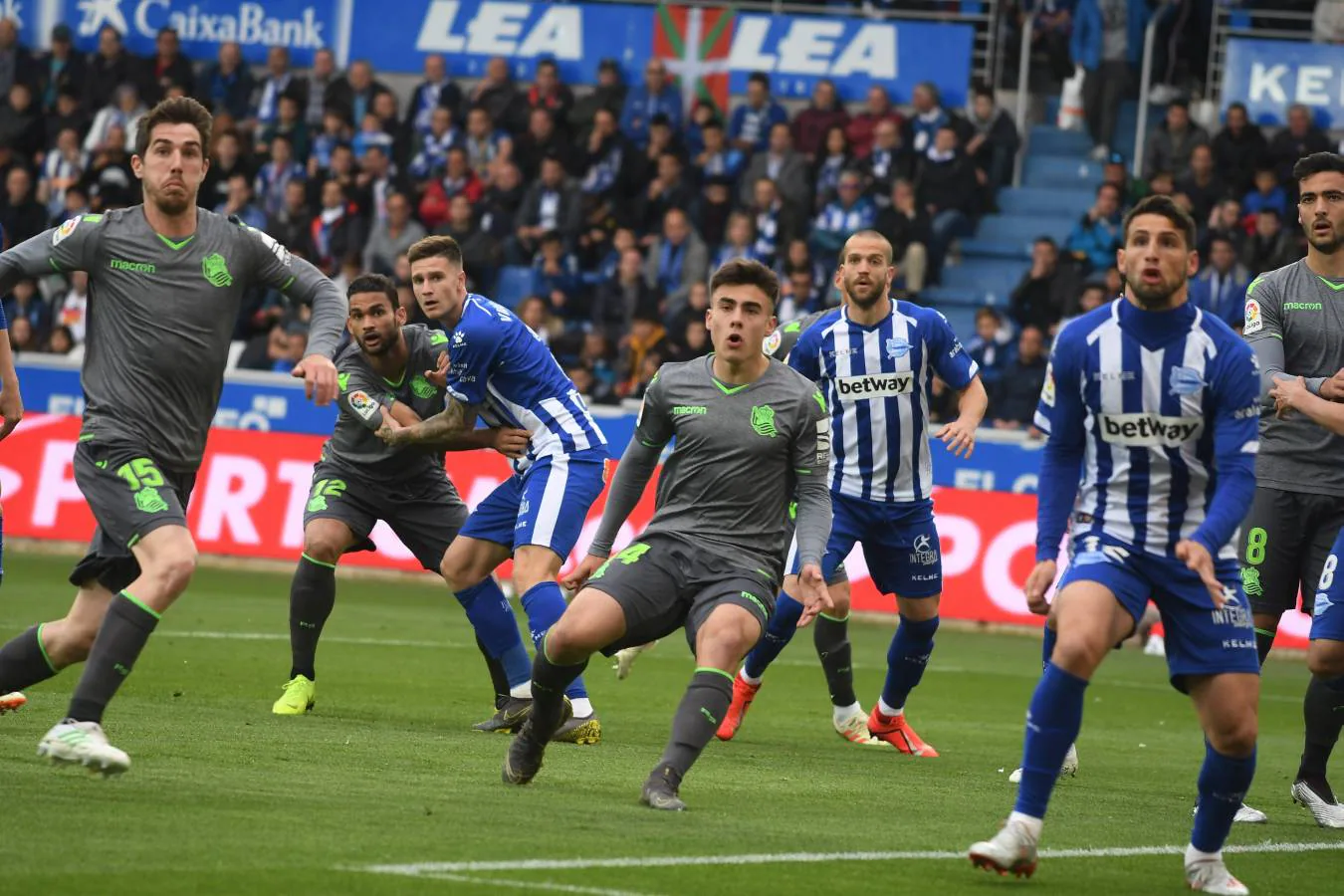 Derbi vasco en Mendizorrotza en la jornada 36 de la Liga. 