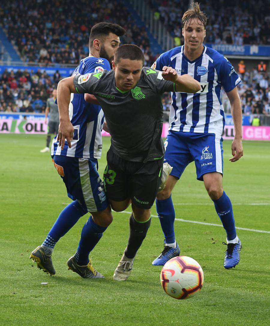 Derbi vasco en Mendizorrotza en la jornada 36 de la Liga. 