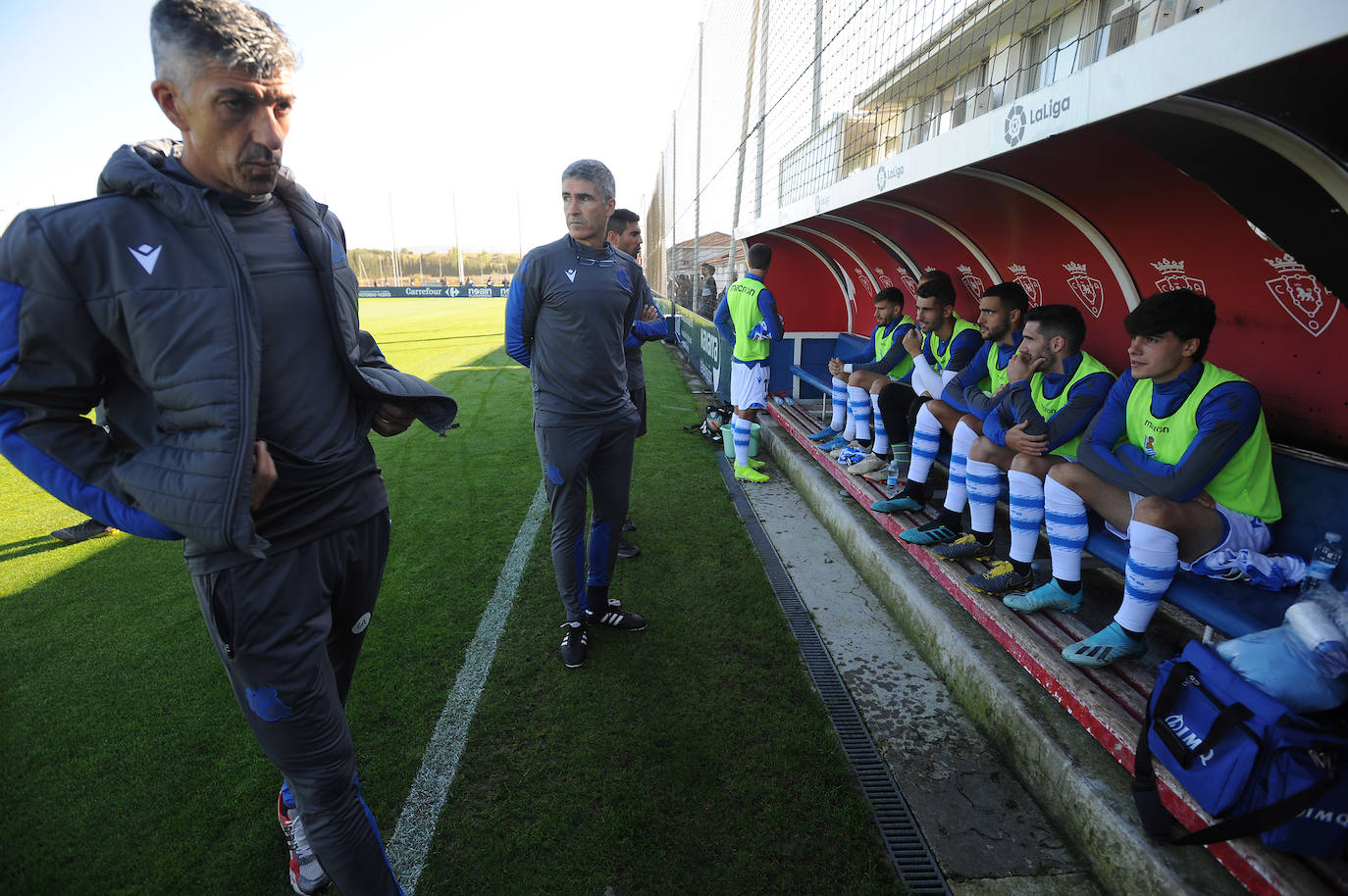 Las mejores imágenes del partido amistoso disputado por Real y Osasuna en Tajonar