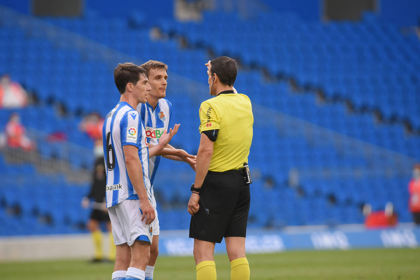 Las imágenes del encuentro disputado entre la Real Sociedad y el Granada en Anoeta