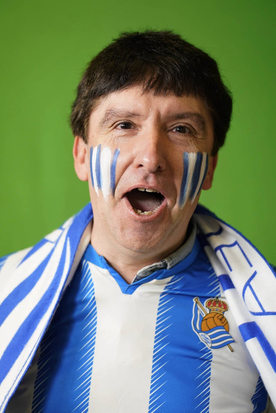 Maite Taldea, ánimos para la final. 