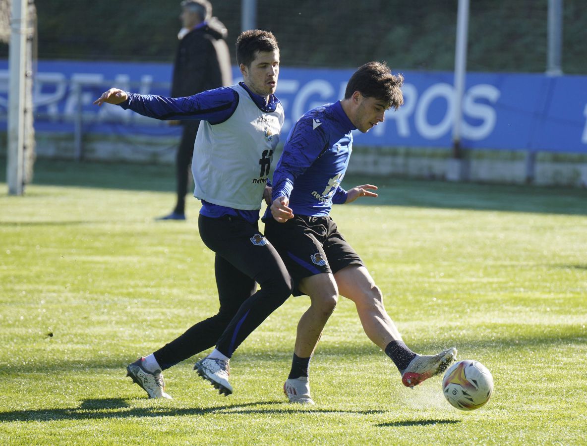 Fotos: Entrenamiento de la Real en Zubieta