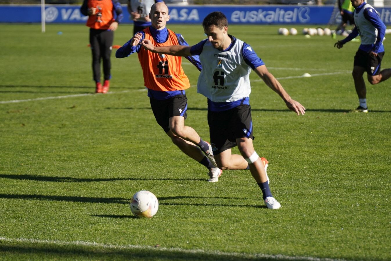 Fotos: Entrenamiento de la Real en Zubieta