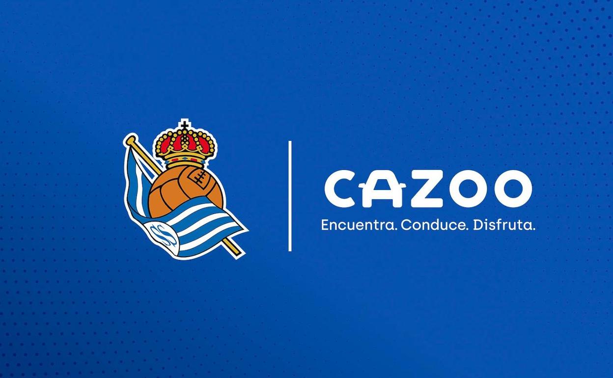 Cazoo lucirá la próxima temporada en la parte frontal de la cmaiseta de la Real Sociedad. 