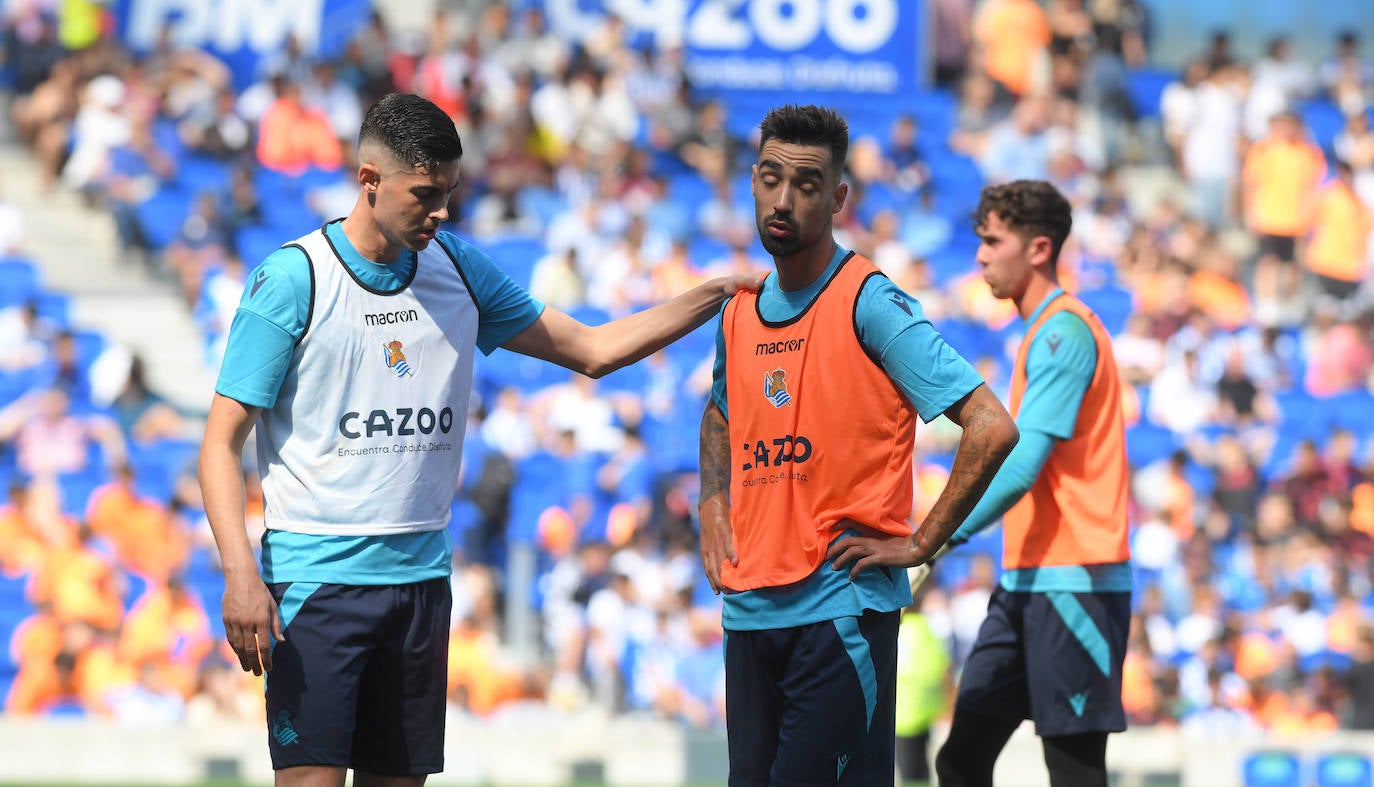 Fotos: Así ha sido el primer entrenamiento de La Real Sociedad en el Reale Arena