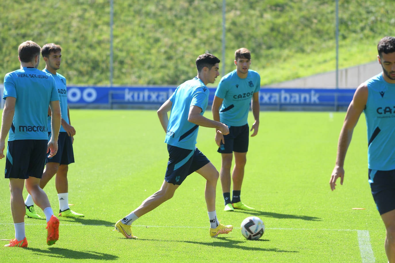 Fotos: Entrenamiento de la Real Sociedad en Zubieta 