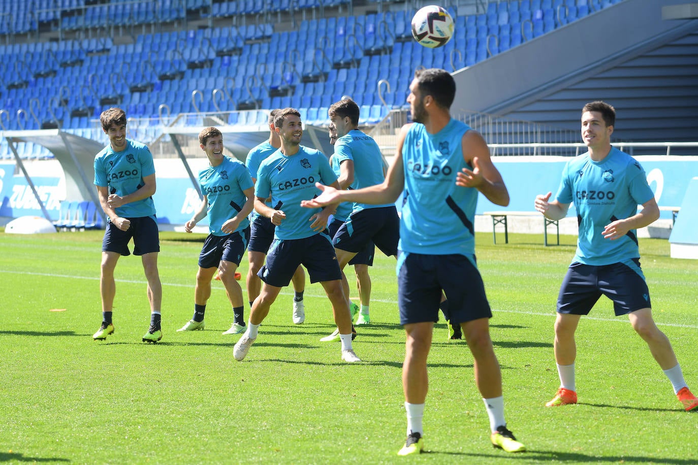Fotos: Entrenamiento de la Real Sociedad en Zubieta 