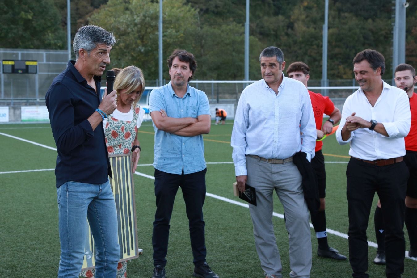 Fotos: Imanol Alguacil, homenajeado en Orio