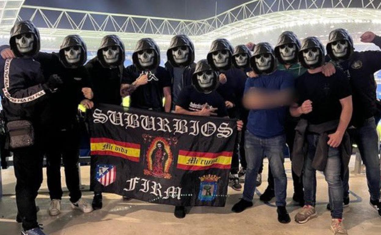 Los radicales de Suburbios Firm, en Anoeta.