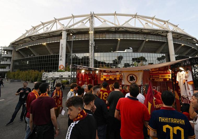 La Roma manda 3.400 entradas para poder asistir al partido de ida