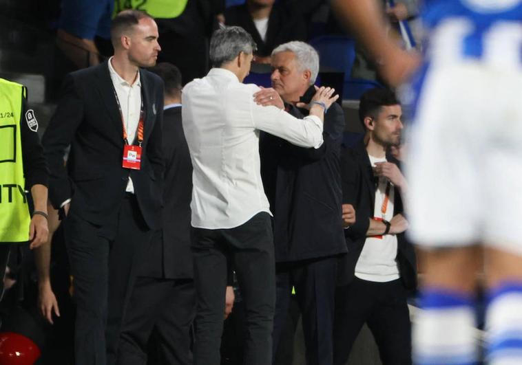 Mourinho a Imanol Alguacil: «Nos vemos en la Champions»