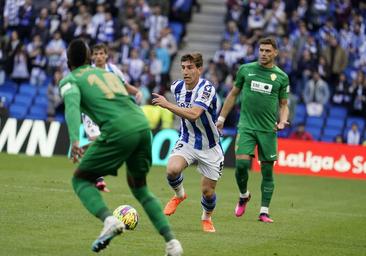 El 1x1 de los jugadores de la Real Sociedad ante el Elche