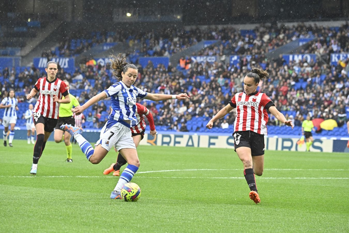 Reparto de puntos en el derbi de Anoeta