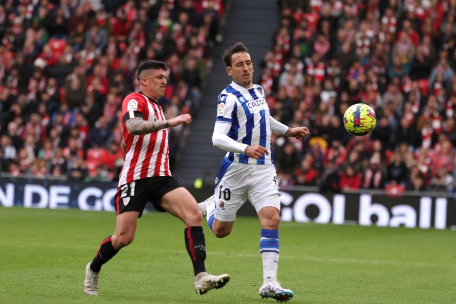 El derbi de San Mamés, en imágenes