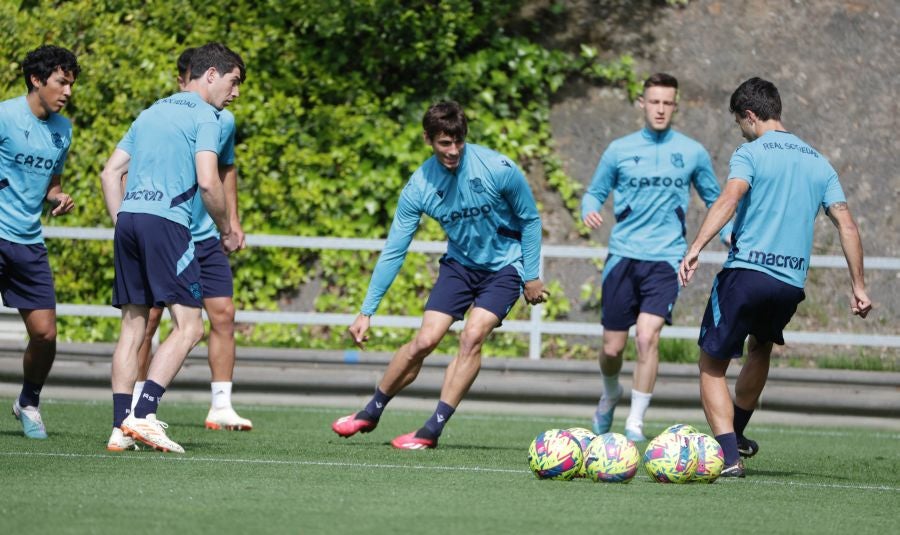 Último ensayo antes de recibir al Rayo