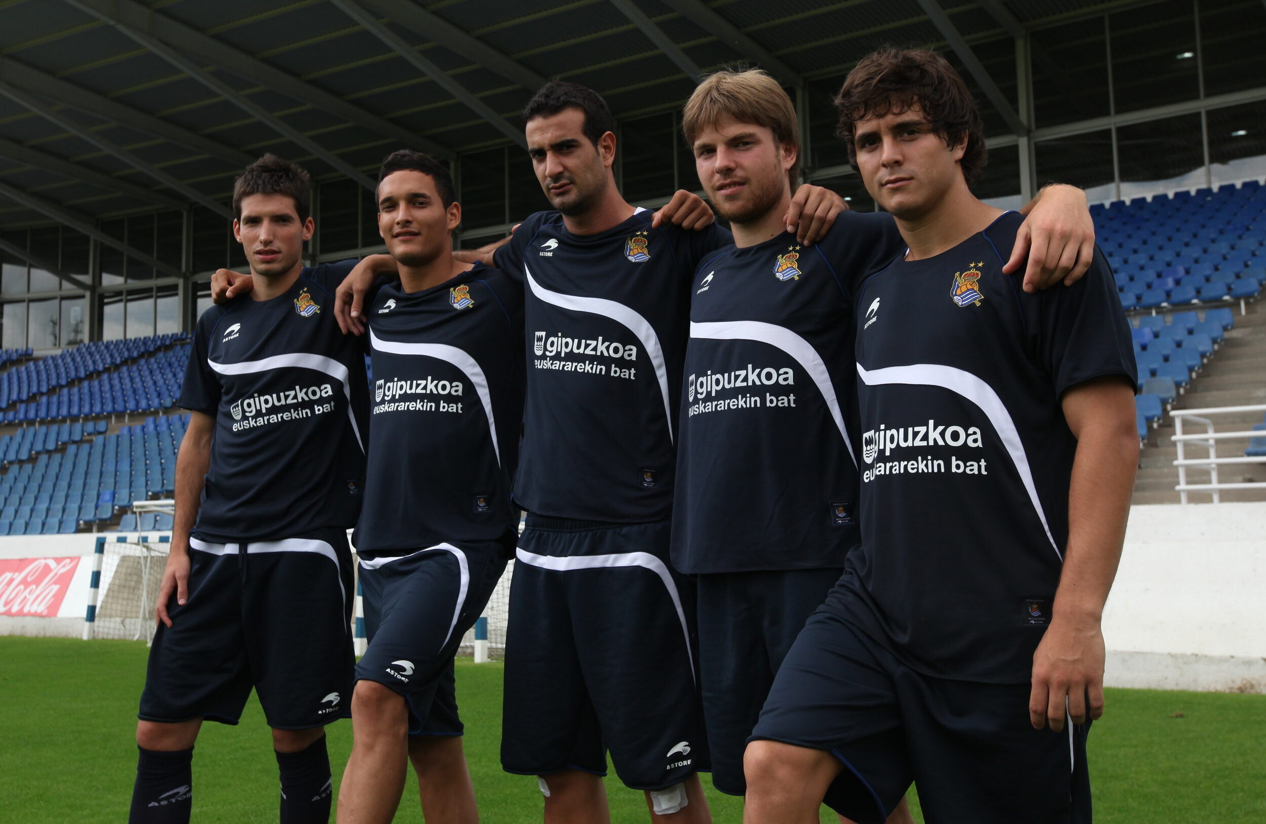 2010: Los cinco futbolistas del Sanse que entrenan con la Real y que viajaron con el grupo a Austria