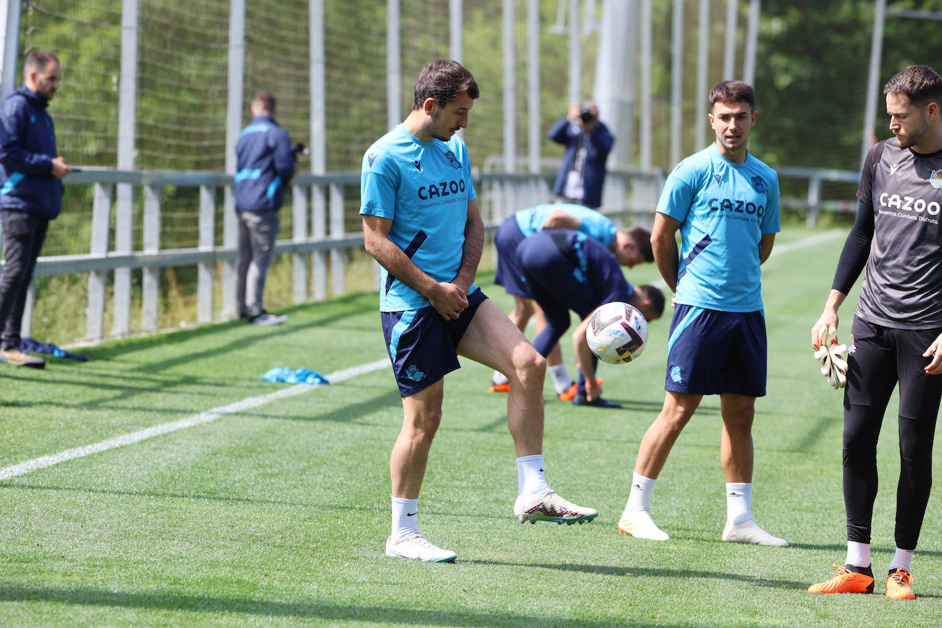 Las mejores imágenes el entrenamiento de la Real Sociedad