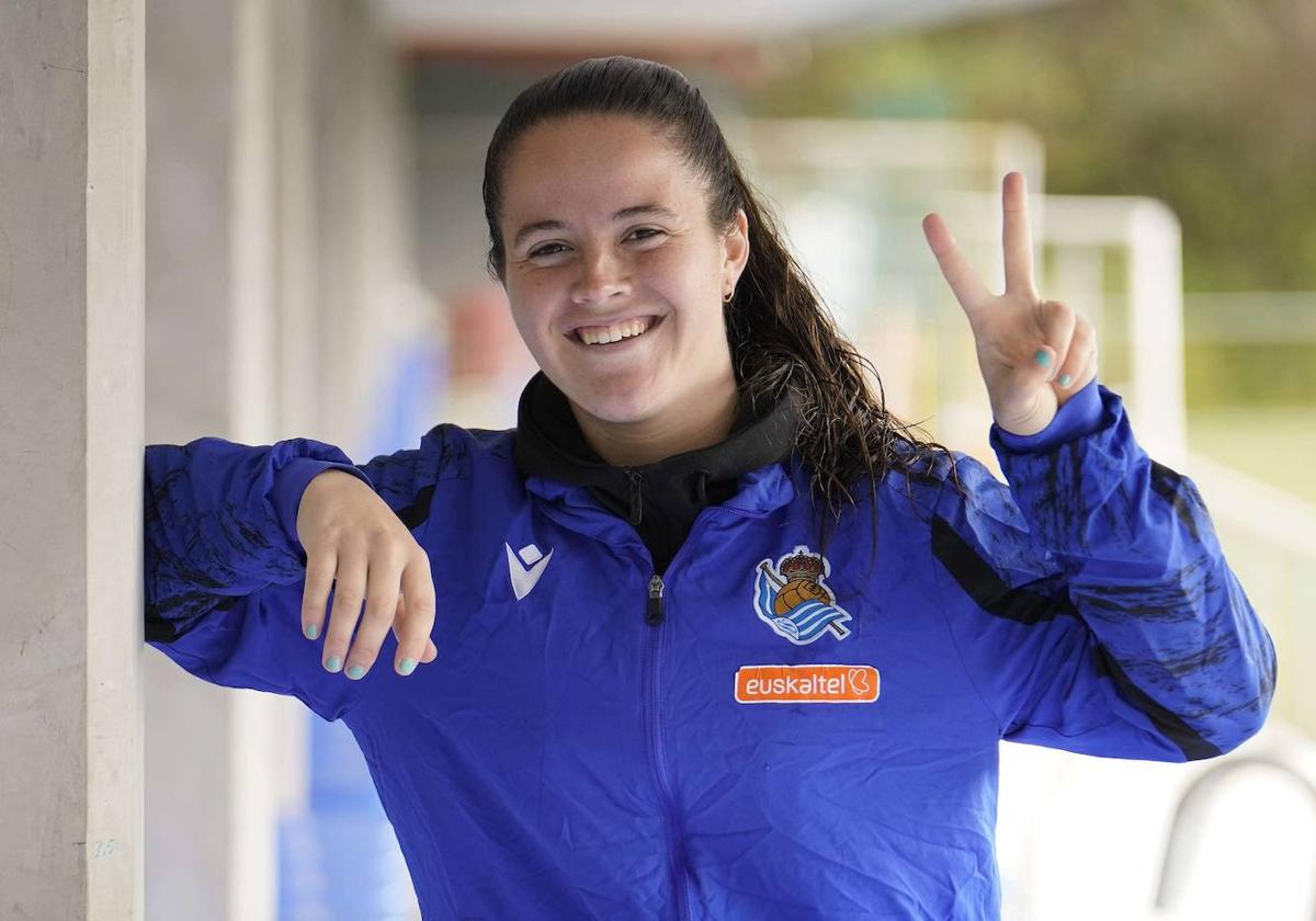 Nerea Eizagirre, en una entrevista con este periódico.