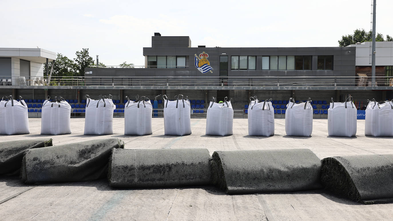 Zubieta &#039;patas arriba&#039; para reanudar los trabajos de reforma