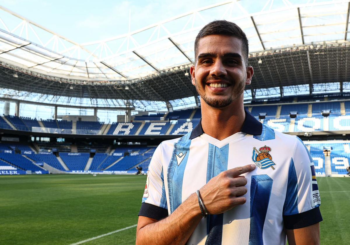 André Silva, nuevo jugador de la Real Sociedad.