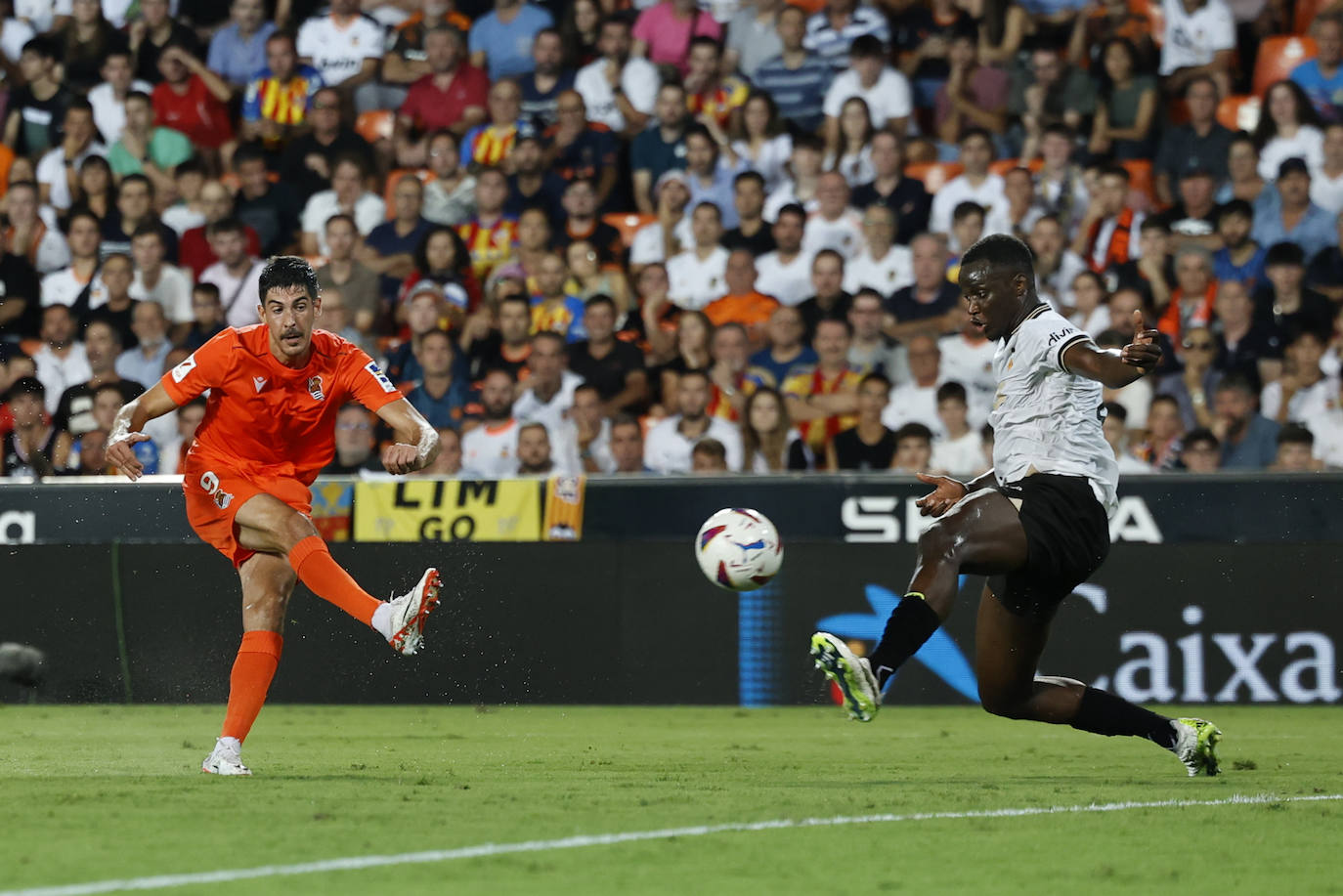 El Valencia - Real Sociedad, en imágenes