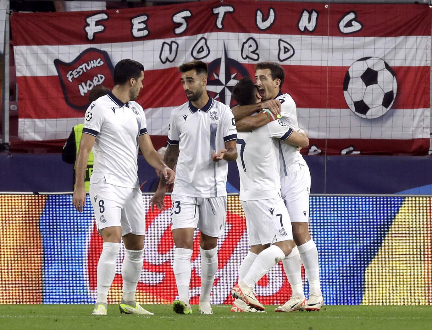 El Salzburgo-Real Sociedad, en imágenes