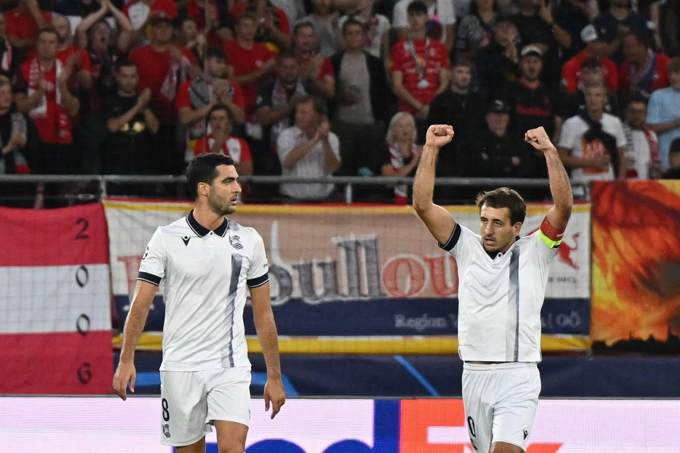 El Salzburgo-Real Sociedad, en imágenes