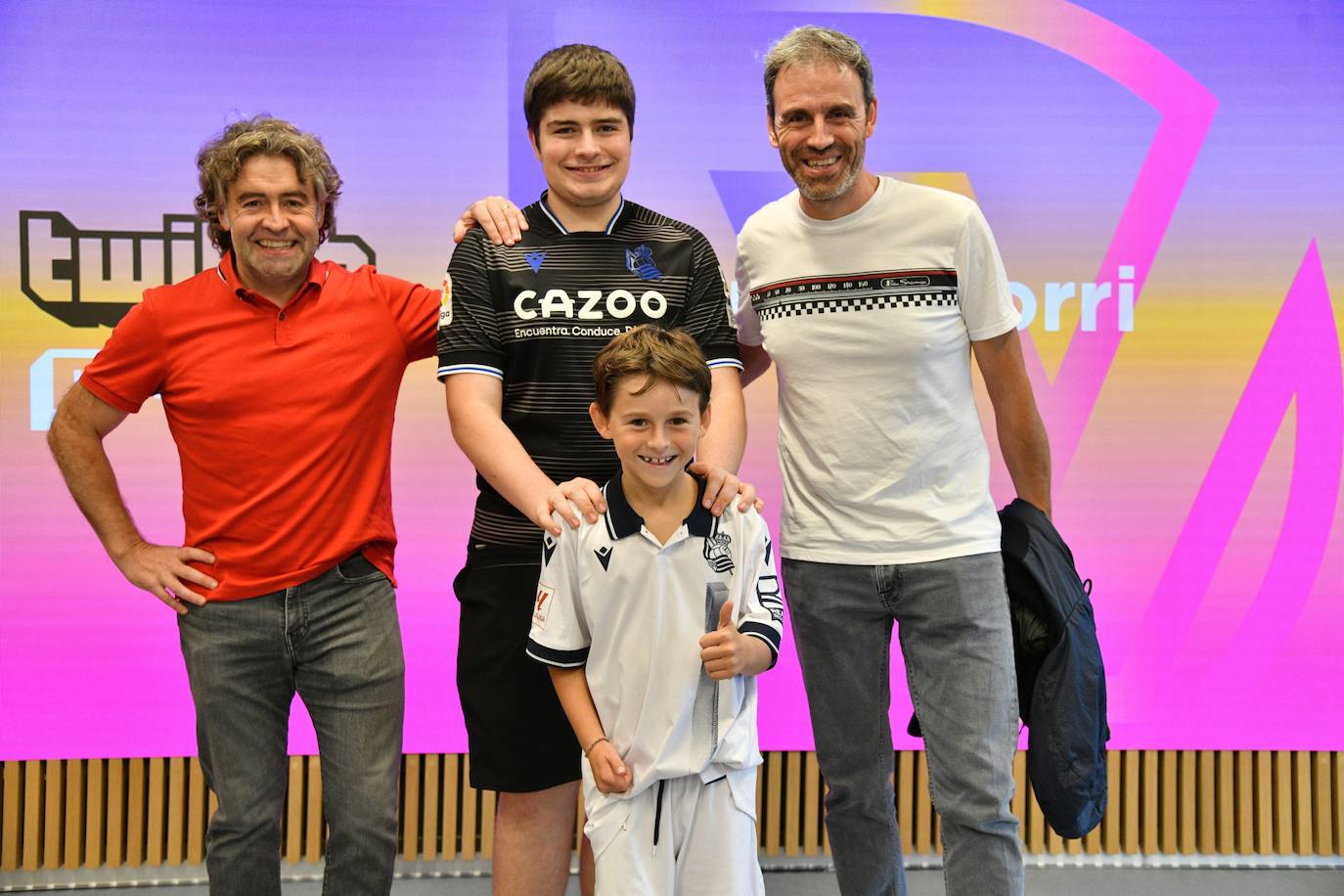 Iñaki, Luka, Xabier Gorostidi e Iñaki