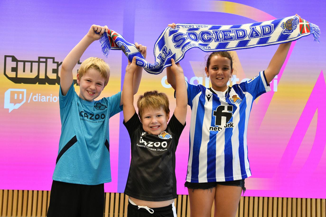 Martin Llano, Unai Llano y Agata Mier