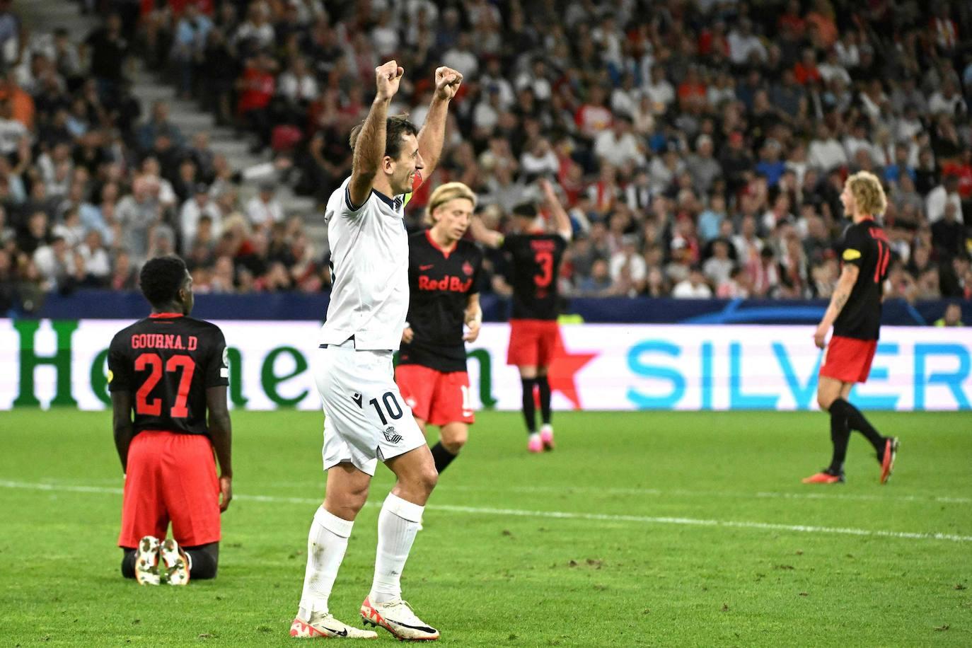 El Salzburgo-Real Sociedad, en imágenes