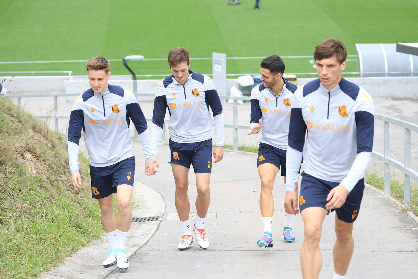 La Real prepara el partido contra el Mallorca