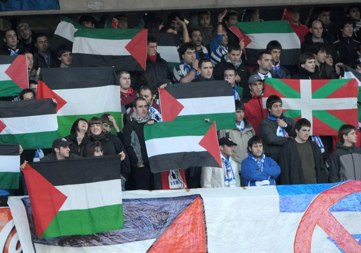 La ley no permite banderas o mensajes contra Israel o Palestina en el partido del Reale Arena