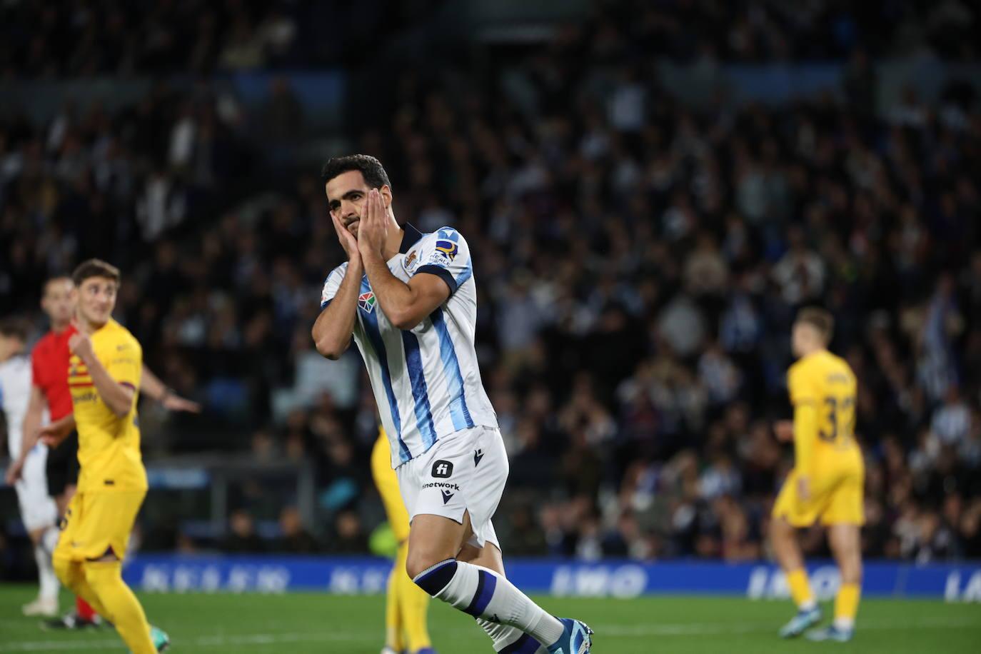 Las mejores imágenes del Real Sociedad - Barcelona