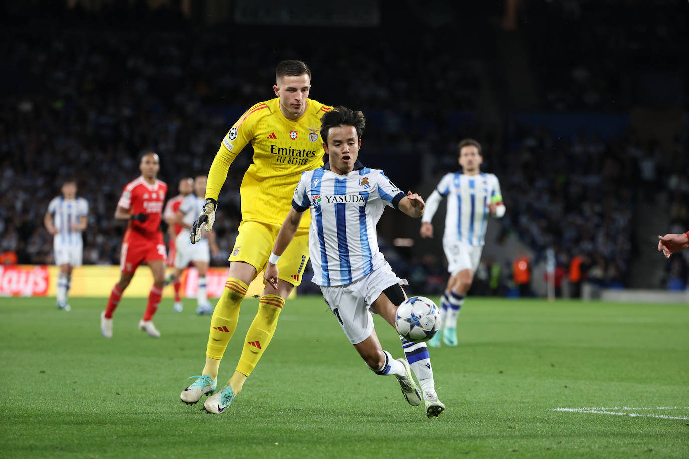 La mejores imágenes del Real Sociedad - Benfica