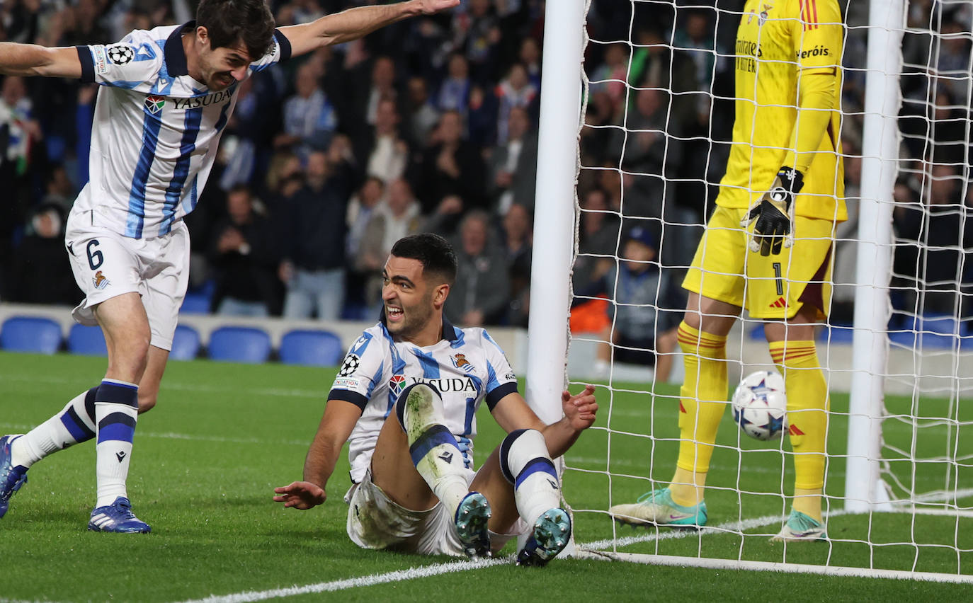 La mejores imágenes del Real Sociedad - Benfica