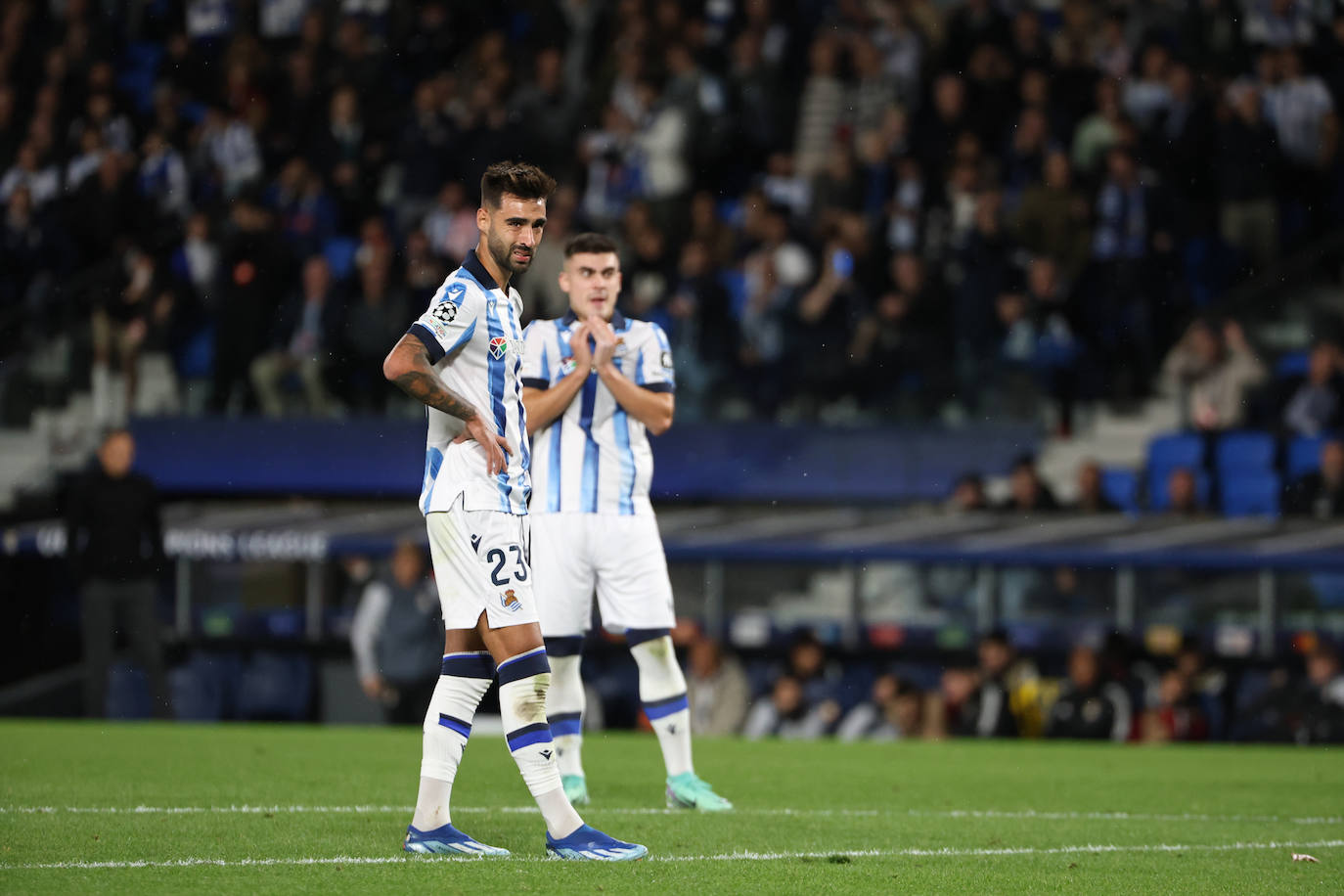 La mejores imágenes del Real Sociedad - Benfica