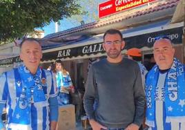 La afición de la Real, en Cádiz.