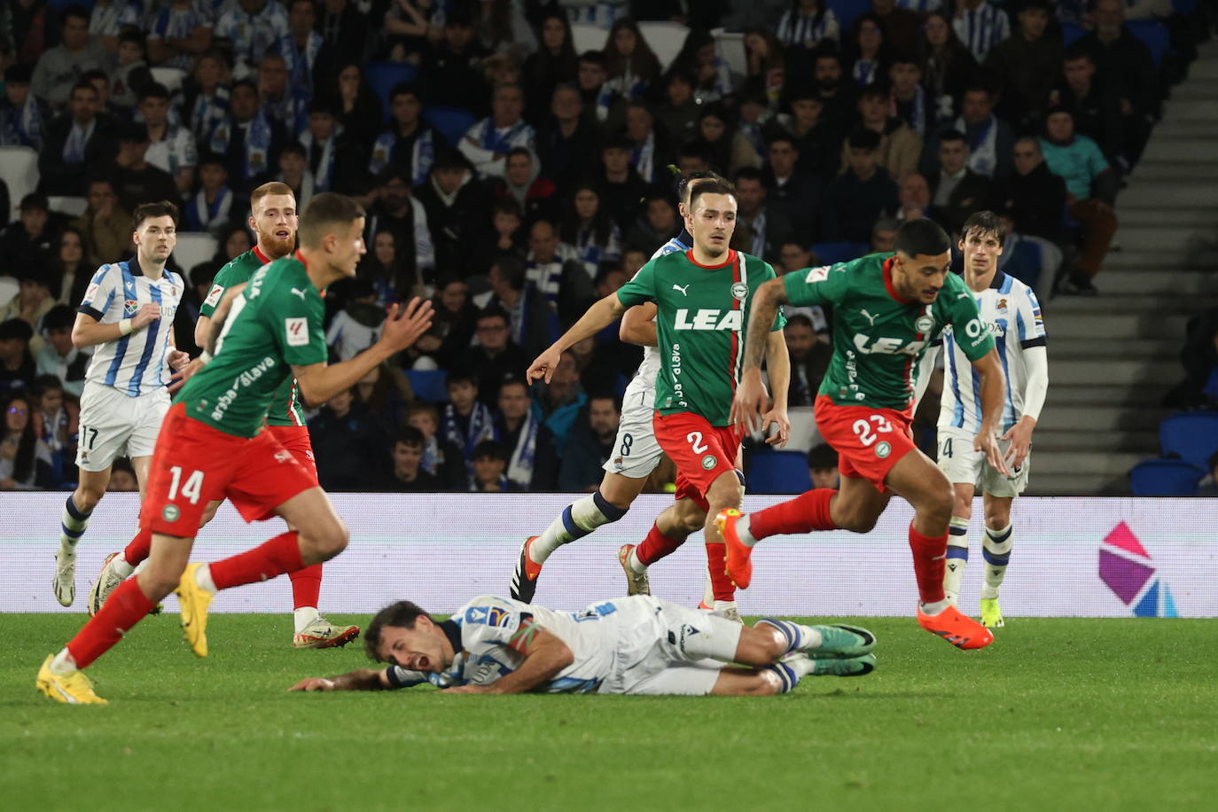 Las mejores imágenes del Real-Alavés