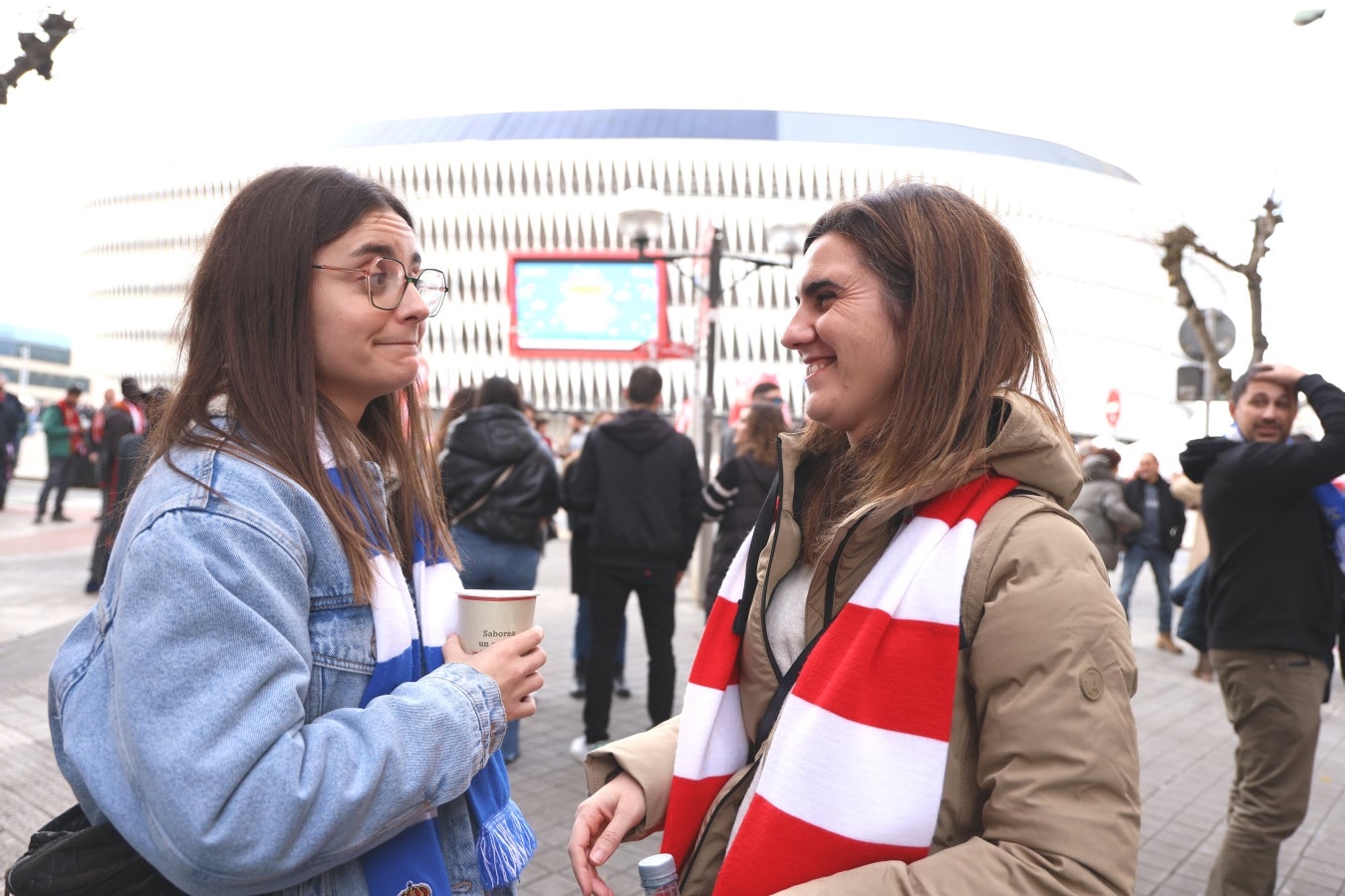 Las aficiones calientan motores antes del derbi