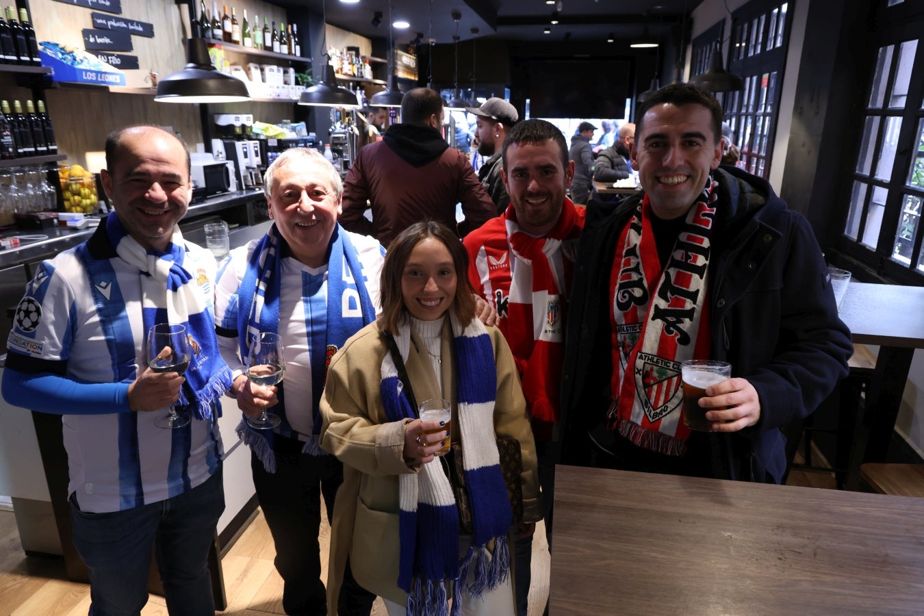 Las aficiones calientan motores antes del derbi